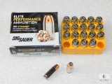 20 Rounds SIG 9mm Ammo 124 Grain JHP