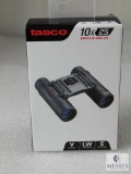 New Tasco 10x25 Binoculars. Great For Hunting Or Sporting Events.