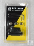 New NcStar red Laser Sight With Weaver Mount. Great For Pistol Or Rifle With Rail Mount.