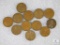 Group of 12 - 1947-P Lincoln Wheat Cents