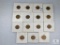 15 Mixed Date and Mint Lincoln Cents