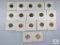 17 Mixed Date and Mint Lincoln Cents