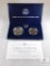 US Mint 1991-1995 World War II 50th Anniversary Two-Coin UNC Set