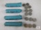 Four Rolls of Mixed Date and Mint Jefferson Nickels