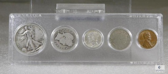 Mixed Coin Year Set with Silver Coins