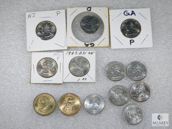 Coin Collector Starter Lot - Statehood Quarters and Presidential Dollars