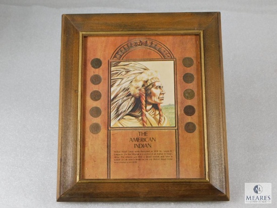 The American Indian - Indian Head Cent Collection with 10 coins
