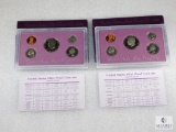 Two 1989 US Mint Proof Coin Sets