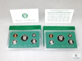Two 1996 US Mint Proof Coin Sets