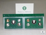 Two 1998 US Mint Proof Coin Sets