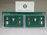 Two 1998 US Mint Proof Coin Sets