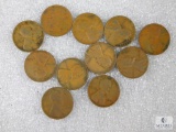 Group of 11 - 1940-P Lincoln Wheat Cents