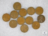Group of 12 - 1947-P Lincoln Wheat Cents