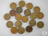 Group of 19 - 1950-P Lincoln Wheat Cents