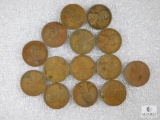 Group of 14 - 1952-P Lincoln Wheat Cents
