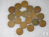Group of 18 - 1953-P Lincoln Wheat Cents