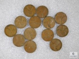 Group of 13 - 1957-P Lincoln Cents