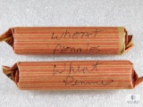 Two Rolls of Mixed Date and Mint Wheat Cents