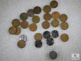 Mixed Lot of Lincoln Wheat Cents - Including Steel War Cents