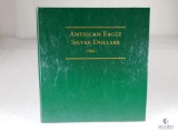 American Eagle Silver Dollar Collection in Archival Quality Binder - 1986 to 2001