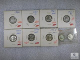 Lot of 10 Silver Roosevelt Dimes - Mixed Dates