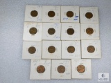 15 Mixed Date and Mint Lincoln Cents