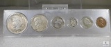 Silver Coin Mixed Year Set with Wheat Cent