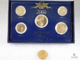 2000 Year Set - 24kt Gold Plated - In Presentation Box