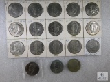 Lot of 18 Mixed Date and Mint Eisenhower Dollars