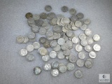 Large Lot of Silver Roosevelt Dimes - Almost Two Rolls