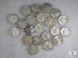 Group of 21 Mixed Date and Mint Silver Washington Quarters