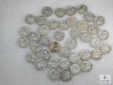Roll of Mixed Date and Mint Silver Washington Quarters