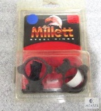 New Millett Steel A-L .22 Caliber Scope Rings 30mm Med