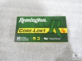 16 Rounds Remington .243 WIN 100 Grain Core-Lokt PSP Ammo + 4 Count Brass
