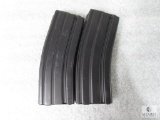 Lot of (2) D&H Tactical 30 Round AR-15 Metal Magazines