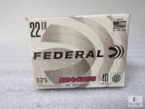 325 Rounds Federal .22 LR Automatch 40 Grain Ammo