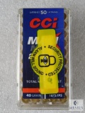 50 Rounds CCI .22 LR Maxi-Mag 40 Grain Ammo 1875 FPS