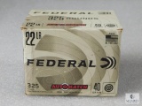 325 Rounds Federal Automatch .22 LR 40 Grain Ammo