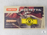 20 Rounds Norma Whitetail 7mm-08 REM 150 Grain Ammo