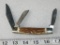 Puma Stock Knife 3 Blade #410675 Bone Handles