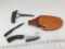 New Set 2 New Browning Knives 1 T-Handle Saw and Leather Sheath