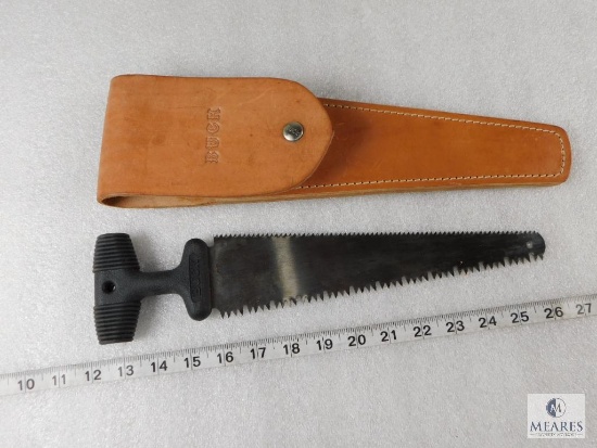 Buck T-Handle Portable Saw with Leather Sheath