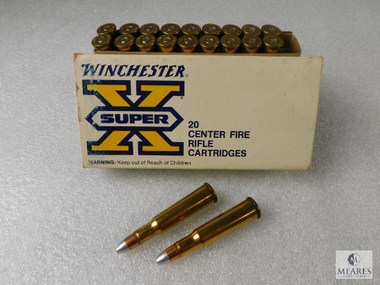 20 Rounds Winchester Super X Centerfire Rifle Cartridges 348 Winchester 200 Grain Silvertip