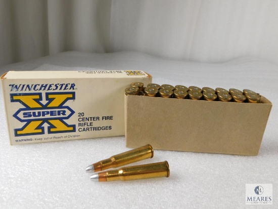 20 Rounds Winchester Super X Centerfire Rifle Cartridges 348 Winchester 200 Grain Silvertip