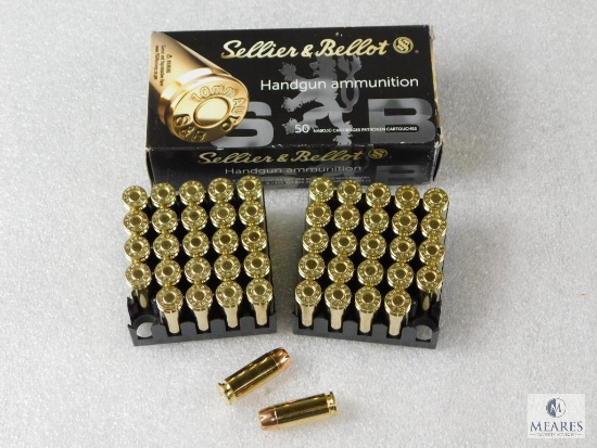 50 Rounds Sellier & Bellot Handgun Ammunition 10mm Auto JHP 180 Grain 11,7g SB10B