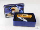 Wild Outdoors Stainless Steel with Eagle Stylized Handle and Blade