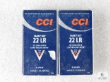 100 Rounds CCI Quiet-22 22LR Lead Round Nose 40 Grain