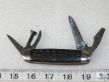 Vintage Pal Cutlery Camp Pattern Folder Knife