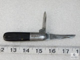 Vintage Large Barlow Folder Knife - Marked Kutmaster Utica, NY Made in USA