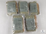 Lot of 5 Individual Ready Meals Beef Ravioli MRE's
